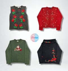 Tricôs de Natal Vintage/Y2k Statement (E)