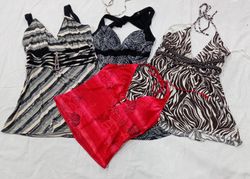 IQ0965 Y2K Retro Chic Cami Tops