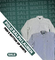 Polo Ralph Lauren Men’s button up shirts