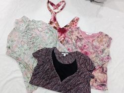 IQ0966 Y2K Retro Babe Pink Tops