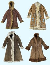 Retro Y2K Afghan-Inspired Coats(TS:1203)