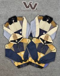 Carhartt reworked style patchwork active/Detroit j..