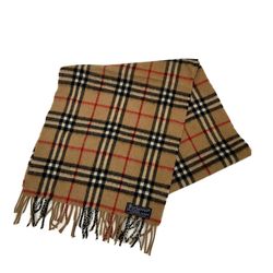 Cashmere Beige Color Burberry Scarves