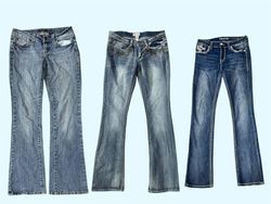 Y2K Bootcut Jeans Collection | Low Rise, Embellish..