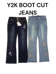 Jeans a gamba boot cut Y2K