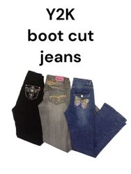 Jeans a gamba boot cut Y2K