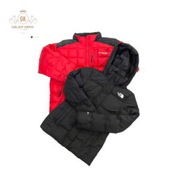 Mixed Branded Puffer Jacket