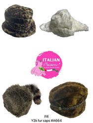 Y2k Fur Caps
