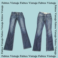 (FV-228) Jeans svasati decorati Y2K