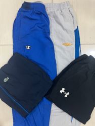 mixed branded track pants