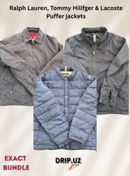 Ralph Lauren, Tommy Hilfiger & Lacoste Puffer Jack..