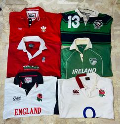 Mix de maillots de rugby vintage club lot 71
