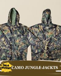 Jaquetas com estampa camuflada / de selva