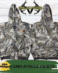 Jaquetas em estampa camuflada RealTree/ selva