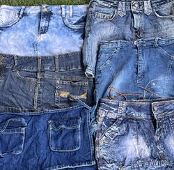Denim mini skirt (2589)