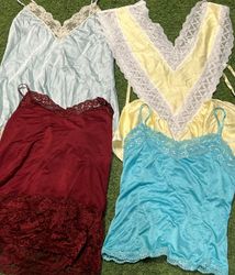 Y2K silk cami top (2615)