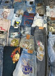 JAPANESE EMBROIDERY TATTO JEANS BUNDLE