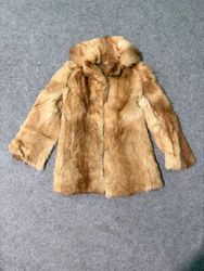 Afghan coat and real fur coat