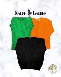 Ralph Lauren Cable Knit & Heavy Sweaters (D24)