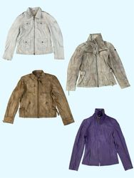 Jaqueta de couro Y2K Casual Outerwear (TS:1243)