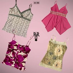 Y2K Baby in Pink Cami Tops (AA-358)