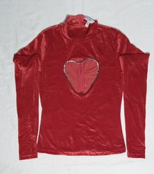 SK#79, Velvet Crop Tee Crop Top Long Sleeve