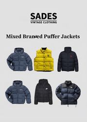 Mixed Branded Puffer Jackets
