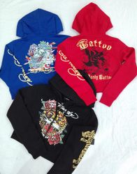 CR5438 Retro Classic Ed Hardy Hoodie