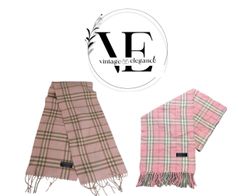 Light Pink Burberry scarves