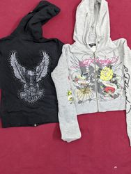 Affliction, Ed Hardy, Harley & Southpole Hoodies M..