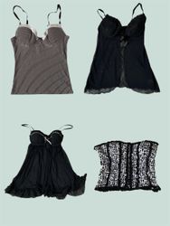 Collezione di Lingerie Y2K: Baby Doll e Canottiera..
