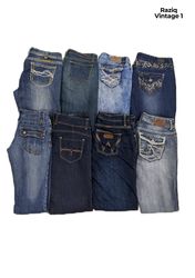 Calças Jeans Bootcut Femininas Y2K