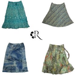 Y2K floral Maxi skirts (RW-1077)