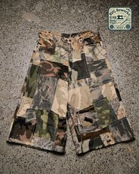 Upcycled Camo Shorts