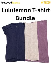 Lululemon T Shirt Bundle (Wcv: 1021)