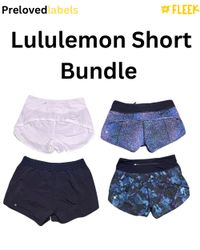 Lululemon Shorts Mix Bundle (Wcv: 1022)