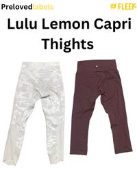 Lululemon Capri Legging Bundle (Wcv: 1025)