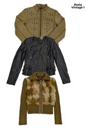 Giubbotti in pelle con zip