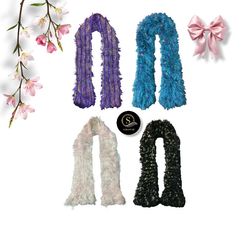 Y2K Fuzzy Scarf