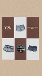 Y2k Gloss Tempo Denim Skirt