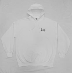 CR678 Rework Style Stussy Print Hoodie