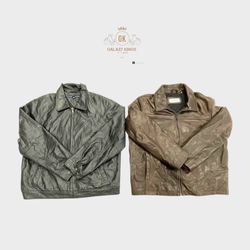 Veste en cuir vintage