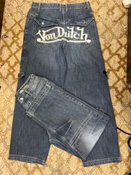 Von dutch baggy pants