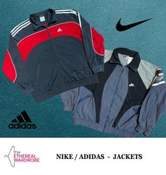 Vintage Adidas und Nike Jacken
