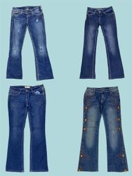Y2K Low-Rise Flare Jeans(TS:1197)