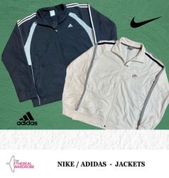 Vintage-Jacken (Nike und Adidas)