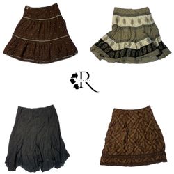 Y2K Cottage Core Baumwollmischung Röcke (RE-2323)