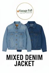 Gemischte Denim-Jacken