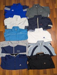 Branded Windbreaker Track Jacket