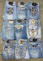 Miss Me Rock Revival True Religion Jeans